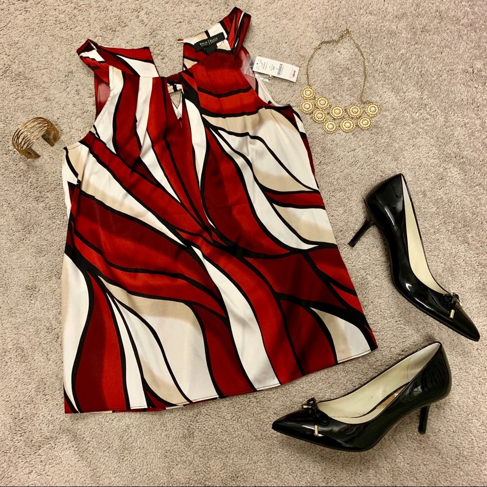 White House Black Market Silk Top